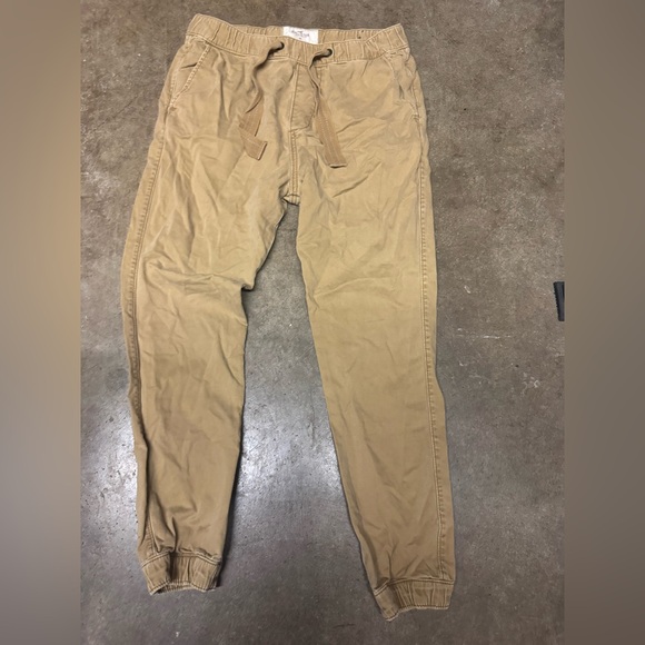Men's Tan Jogger Pants size medium - Picture 2 of 6